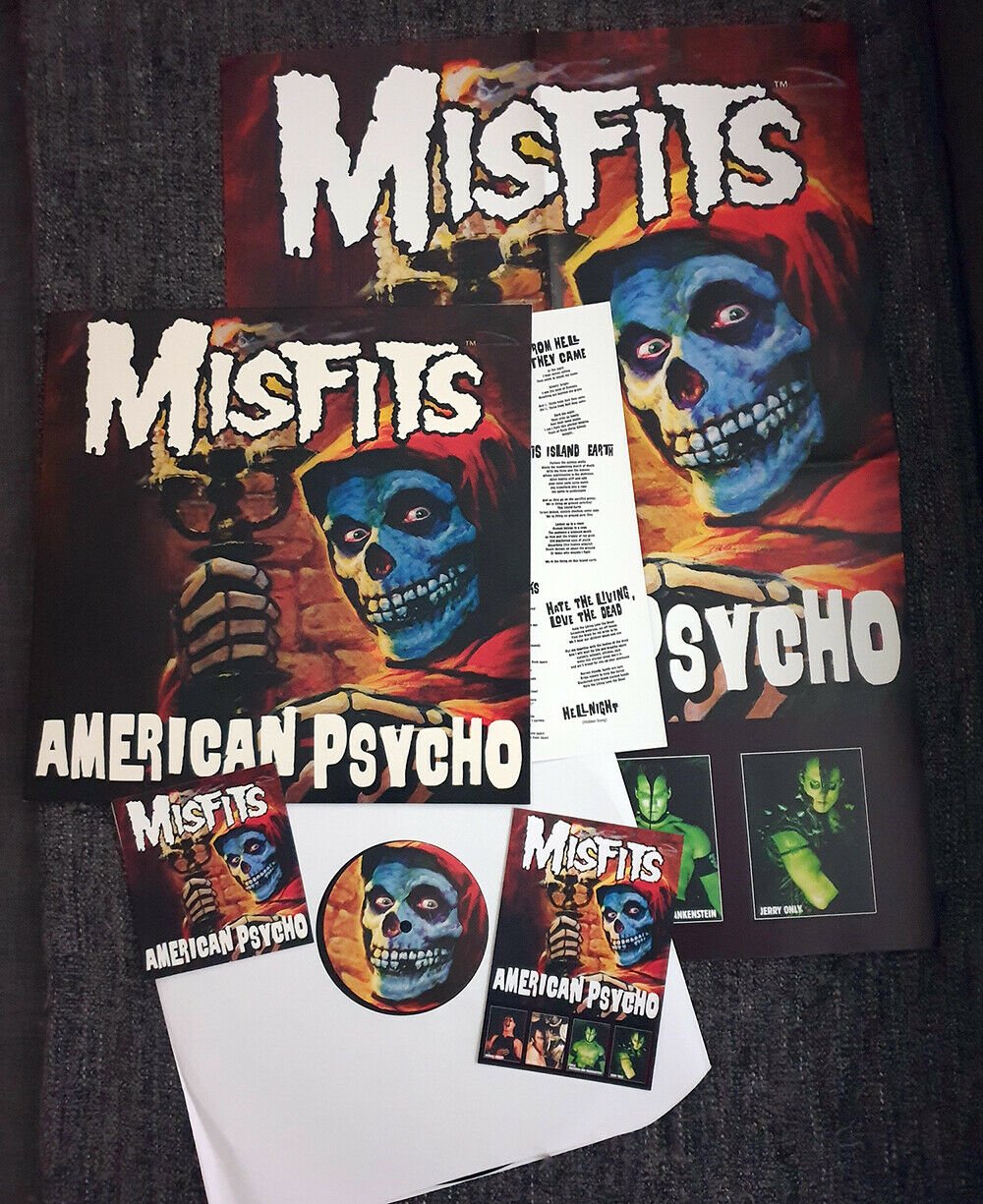 popsike.com - MISFITS American Psycho LP *Special-Edition*  RAMONES,DANZIG,STOOGES,CRAMPS,CLASH - auction details