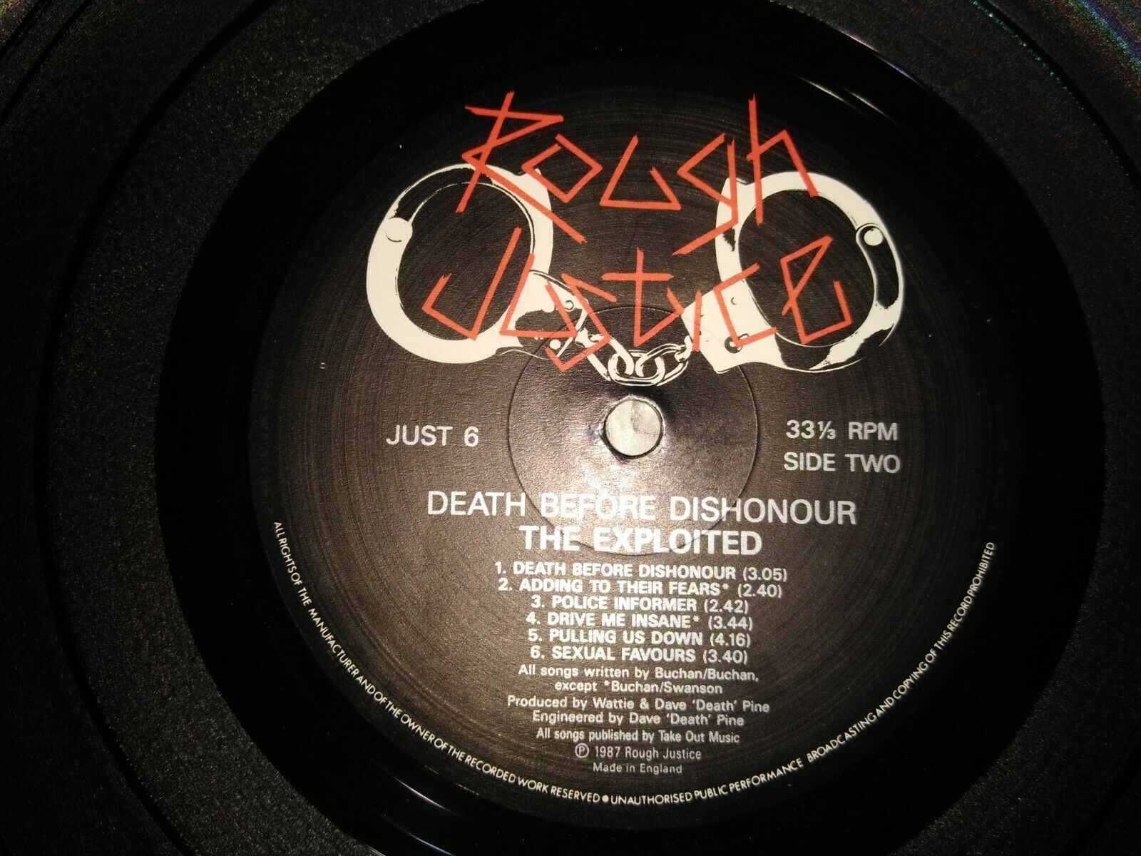 popsike.com - ANARCHO PUNK:THE EXPLOITED-DEATH BEFORE DISHONOUR-UK