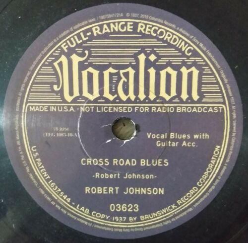 popsike.com - Robert Johnson VOCALION Cross Road Blues/Ramblin' On 