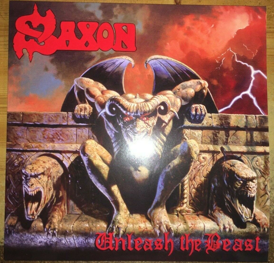 popsike.com - Saxon - Unleash The Beast - Vinyl LP - auction details