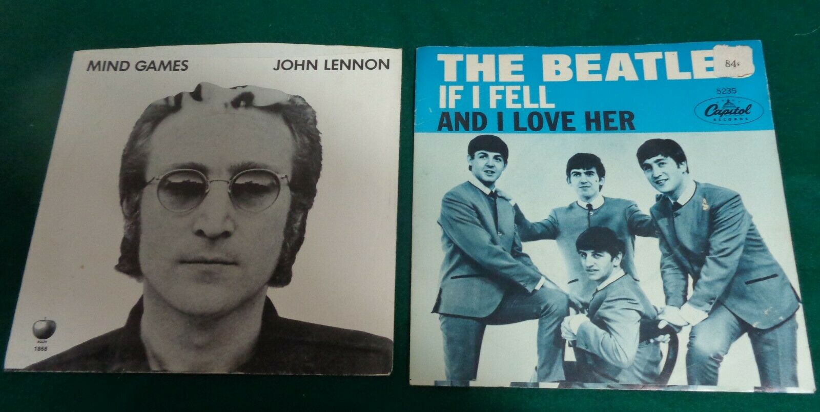 popsike.com - The Beatles / And I Love Her & John Lennon Mind