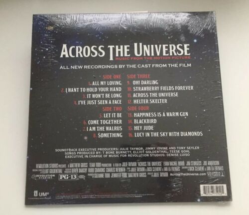 popsike.com - SEALED NEW Across the Universe Soundtrack LP Colored ...