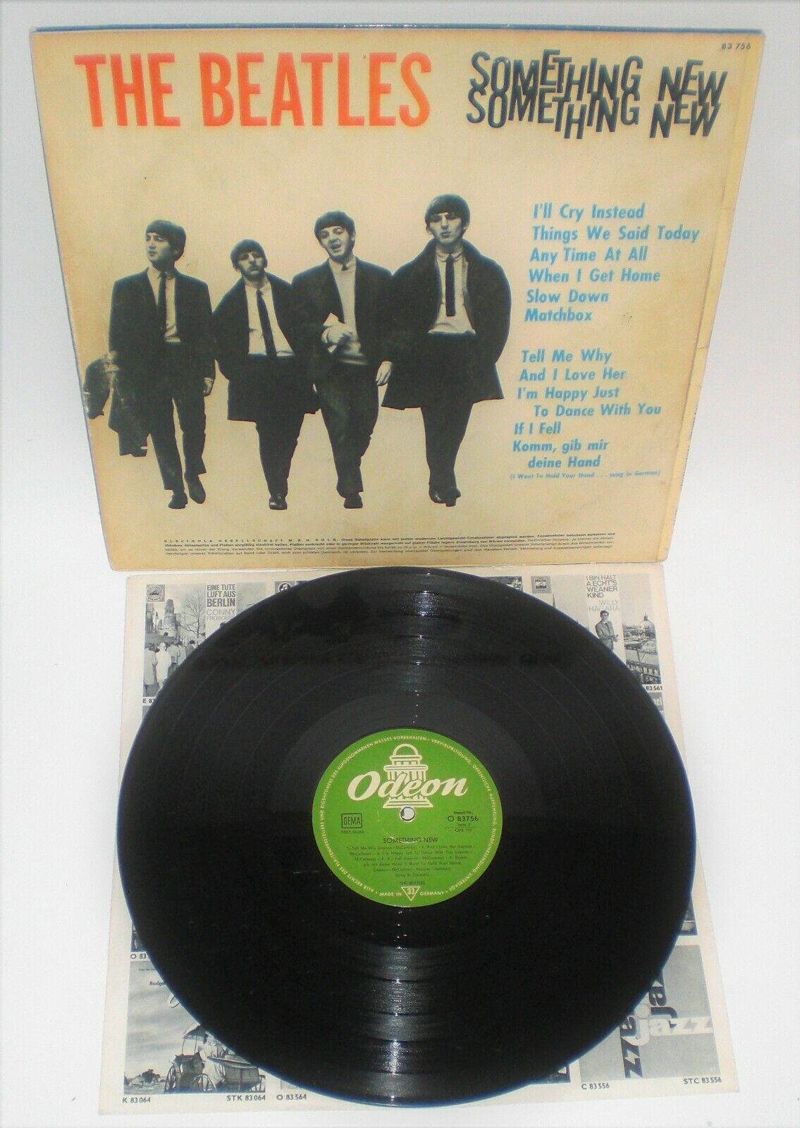 popsike.com - LP THE BEATLES - SOMETHING NEW - Odeon O 83756 - 1