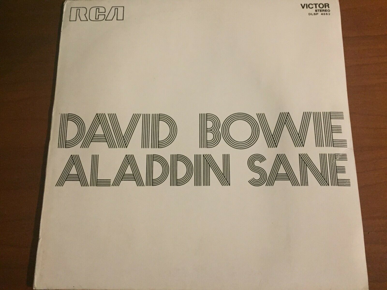 Popsike.com - LP DAVID BOWIE "ALADDIN SANE" RARO PROMO COVER ...