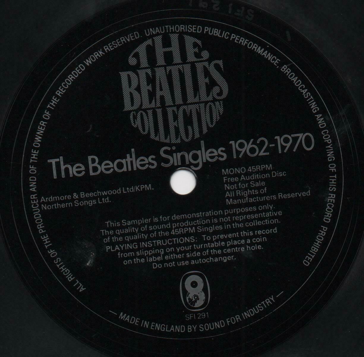 BEATLES-The Beatles Singles 1962-1970 (Flexi)-