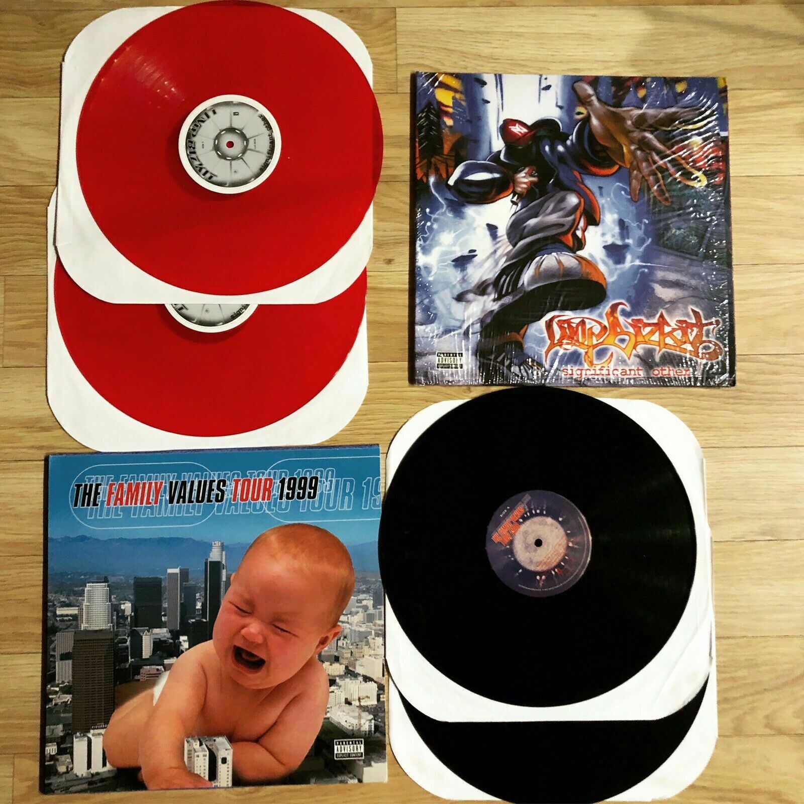 popsike.com - (US ORG) LIMP BIZKIT Significant RED & New Old Songs