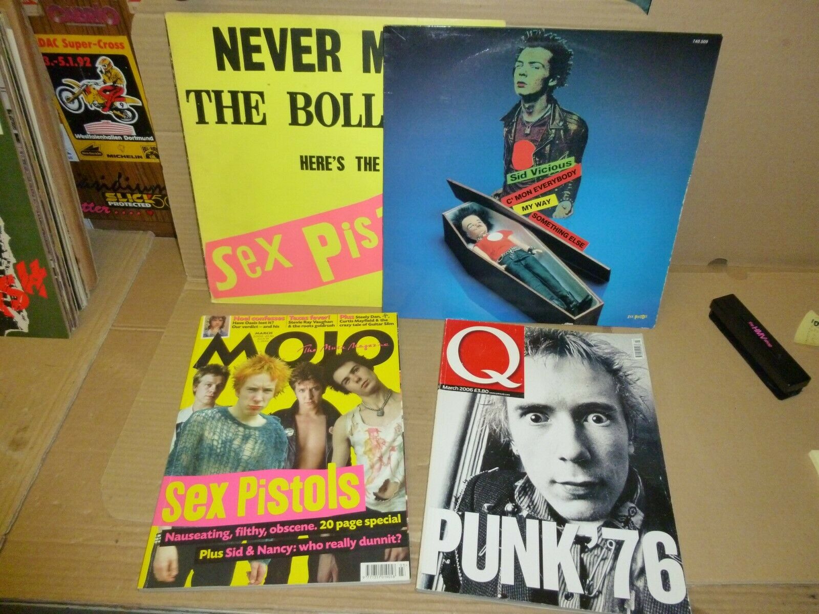 popsike.com - SEX PISTOLS NEVER MIND LP SID VICIOUS MY WAY EP PUNK ROCK -  auction details