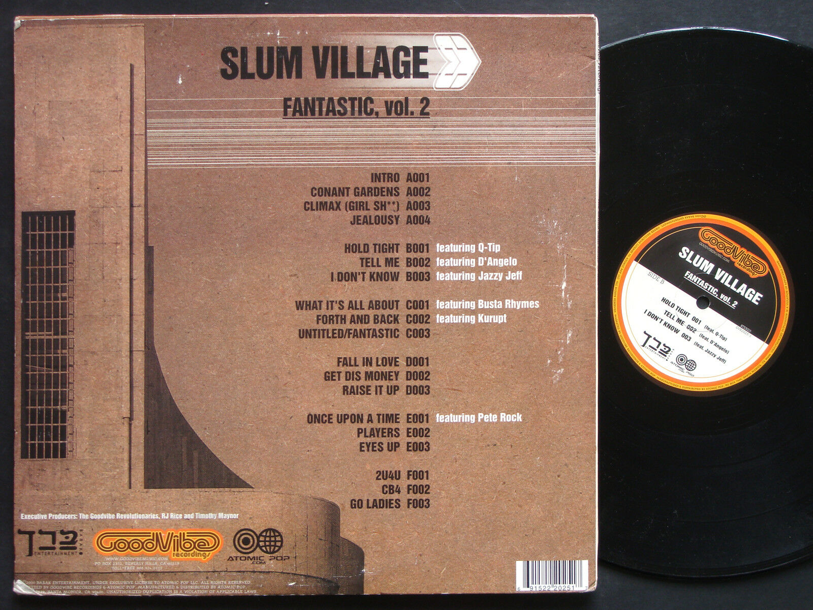 popsike.com - SLUM VILLAGE Fantastic Vol. 2 LP GOOD VIBE GVR2025-1