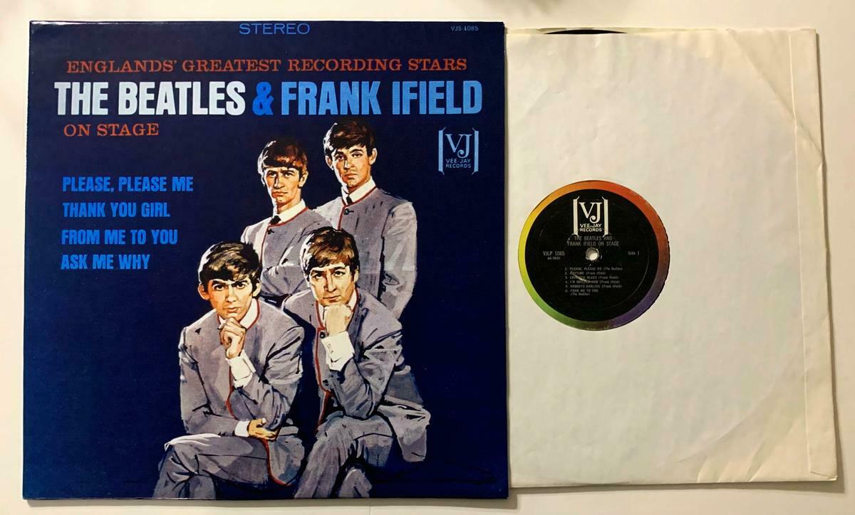 popsike.com - THE BEATLES & FRANK IFIELD ON STAGE BOOTLEG STEREO