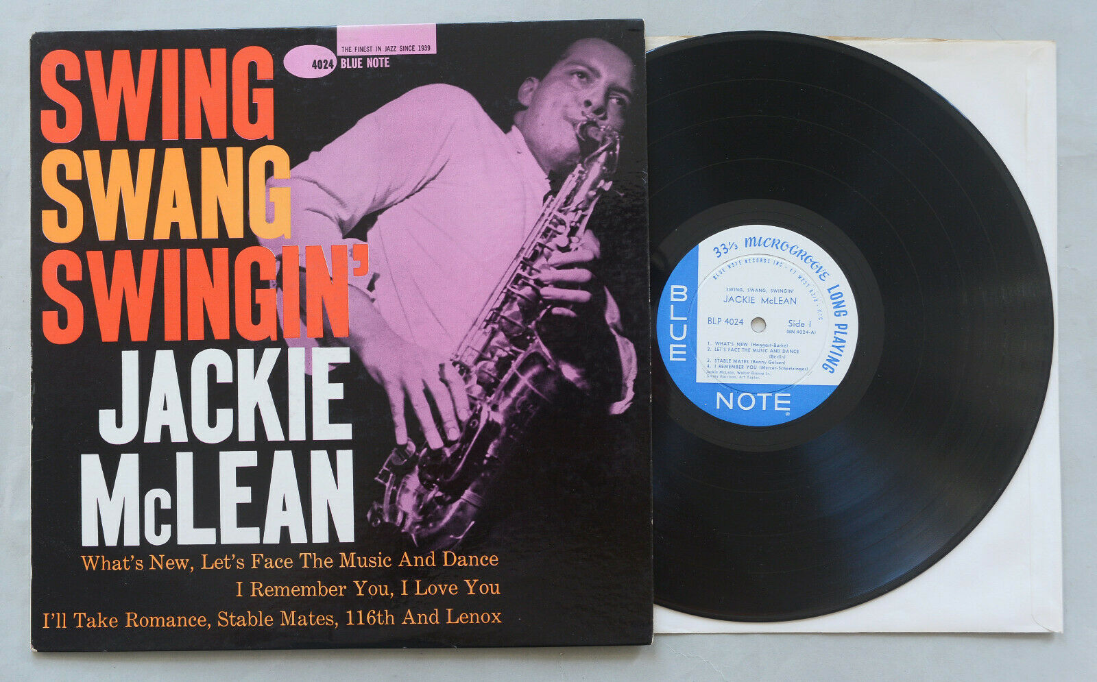 米LP Jackie Mclean Swing， Swang， Swingin´ (- Rvg， Ear， 9m