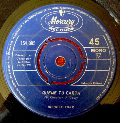 popsike MICHELE TORR CHILE RARE SINGLE PHILIPS 45 RPM 7