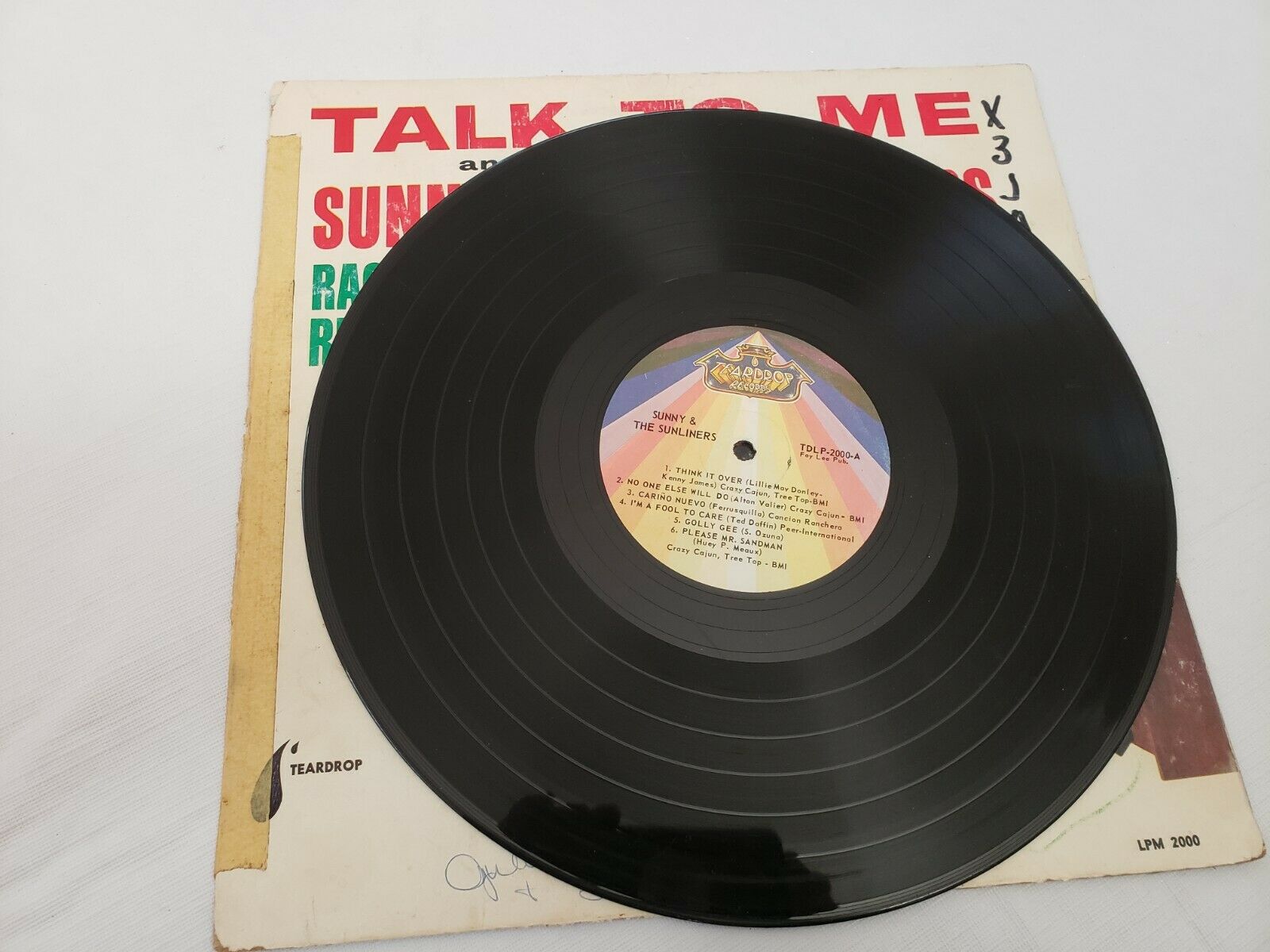 Popsike.com - SUNNY AND THE SUNLINERS - TALK TO ME - LP - Auction Details