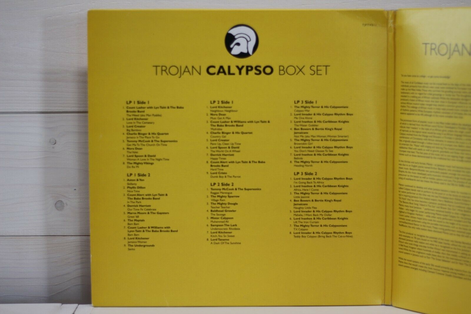 popsike.com - TROJAN CALYPSO - BOX SET - VINYL - REGGAE - 3-LP BOX 