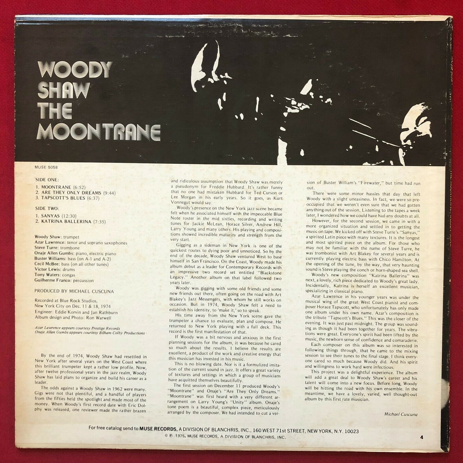 トク割＆送料無料 レコード「The Moontrane」／WOODY SHAW MUSE5058