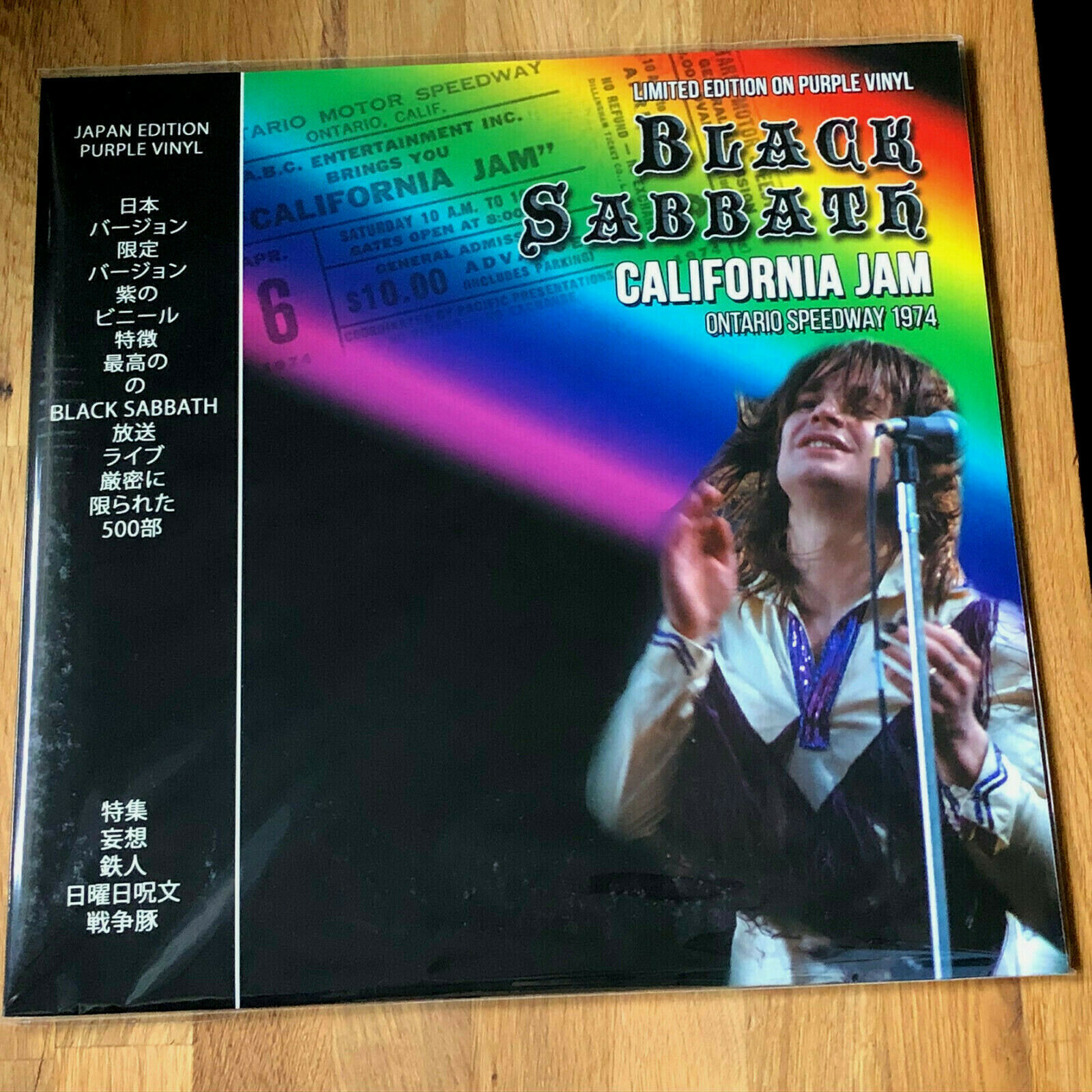 Black Sabbath - Live From The Ontario Speedway Park Ed. Limitada Vinilo  Púrpura - Discos Bora Bora