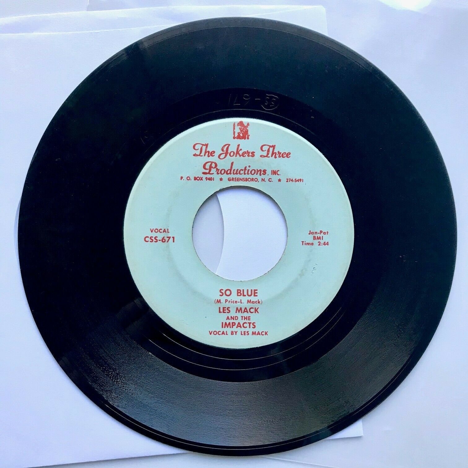 Popsike.com - 60's Northern Soul 45 - LES MACK AND THE IMPACTS ...