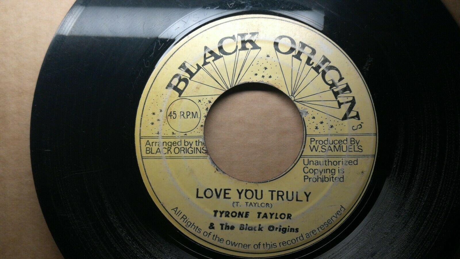  Tyrone Taylor, The Black Origins - Love You Truly