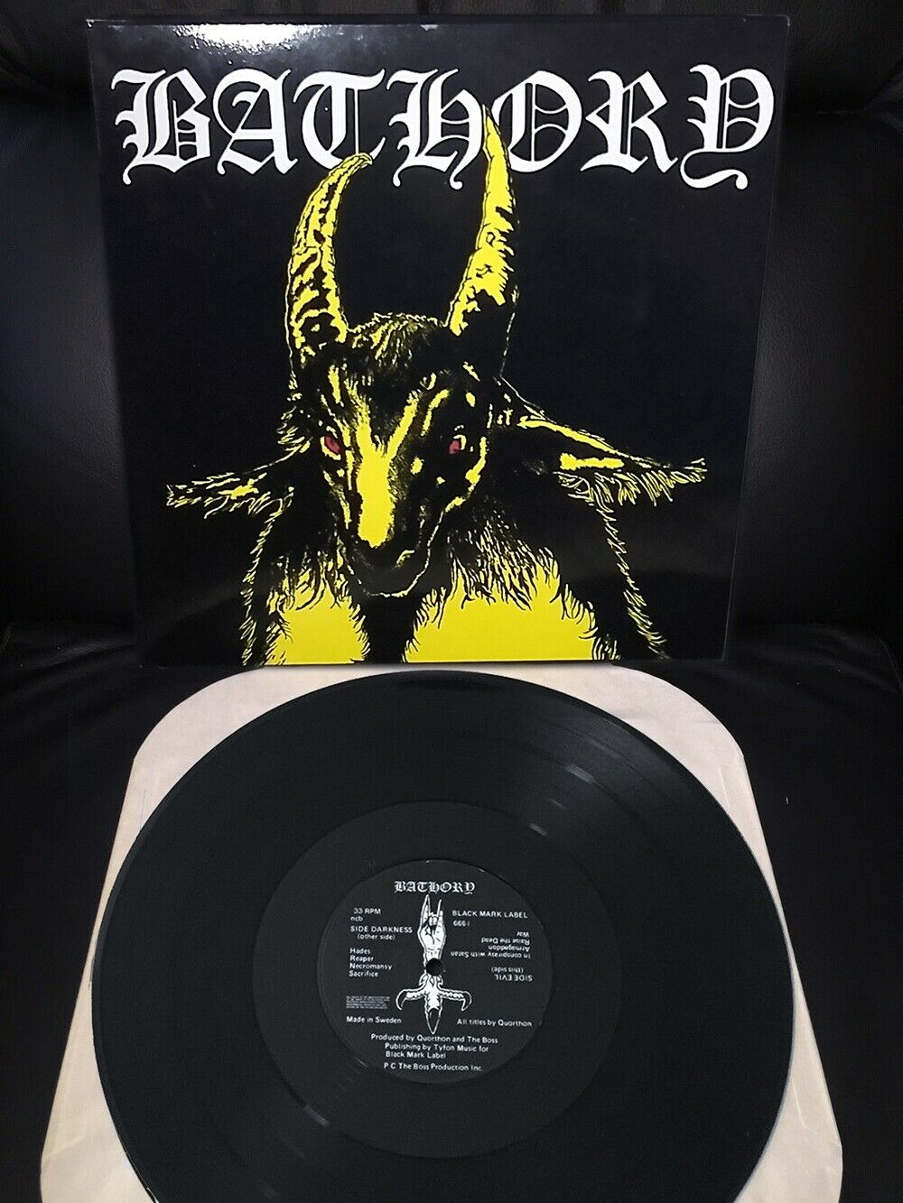 popsike.com - BATHORY - Yellow Goat s/t vinyl BMLP 666-1 Black 