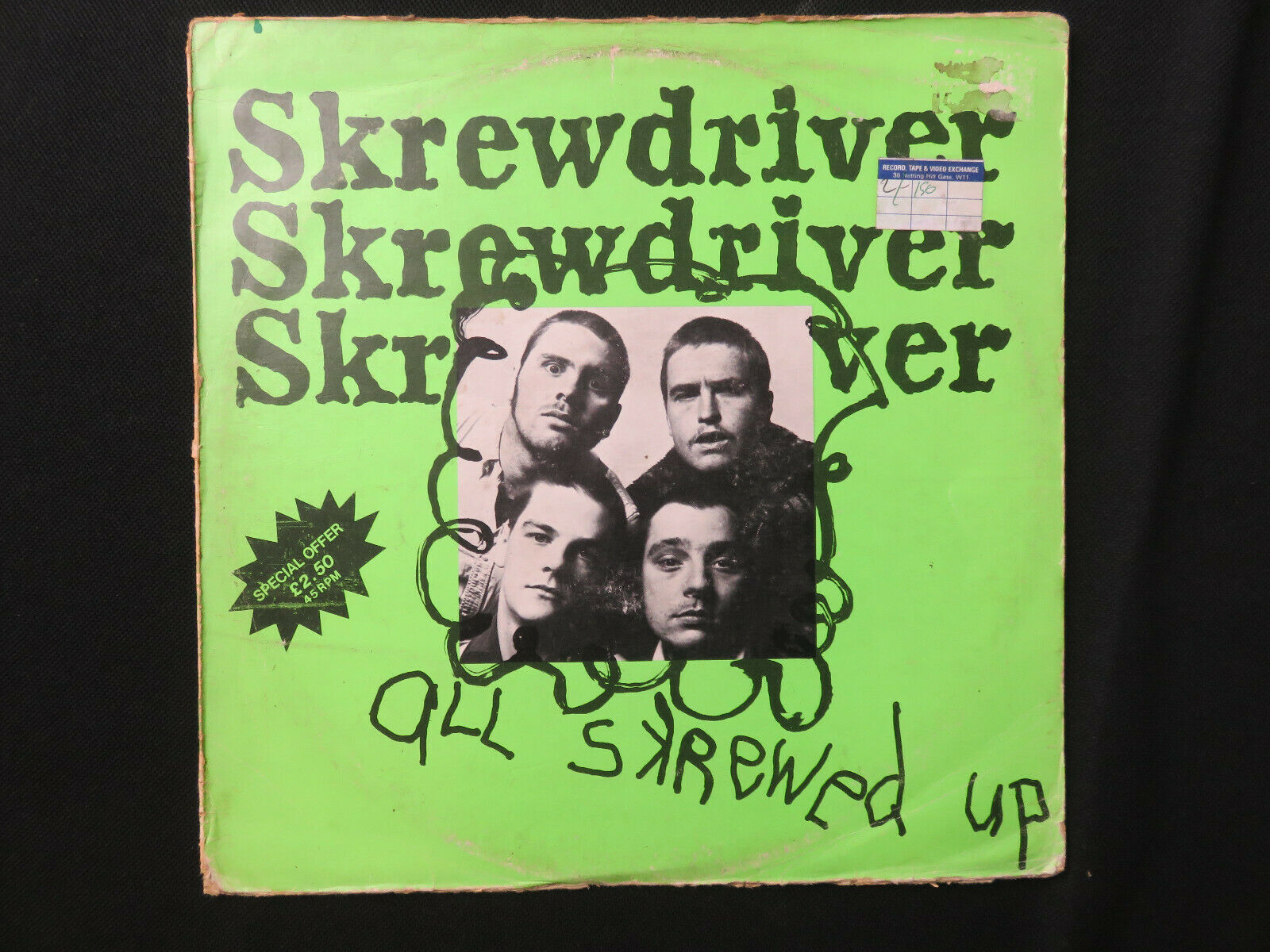 popsike.com - SCREWDRIVER - ALL SKREWED UP VINYL LP RECORD. Oi