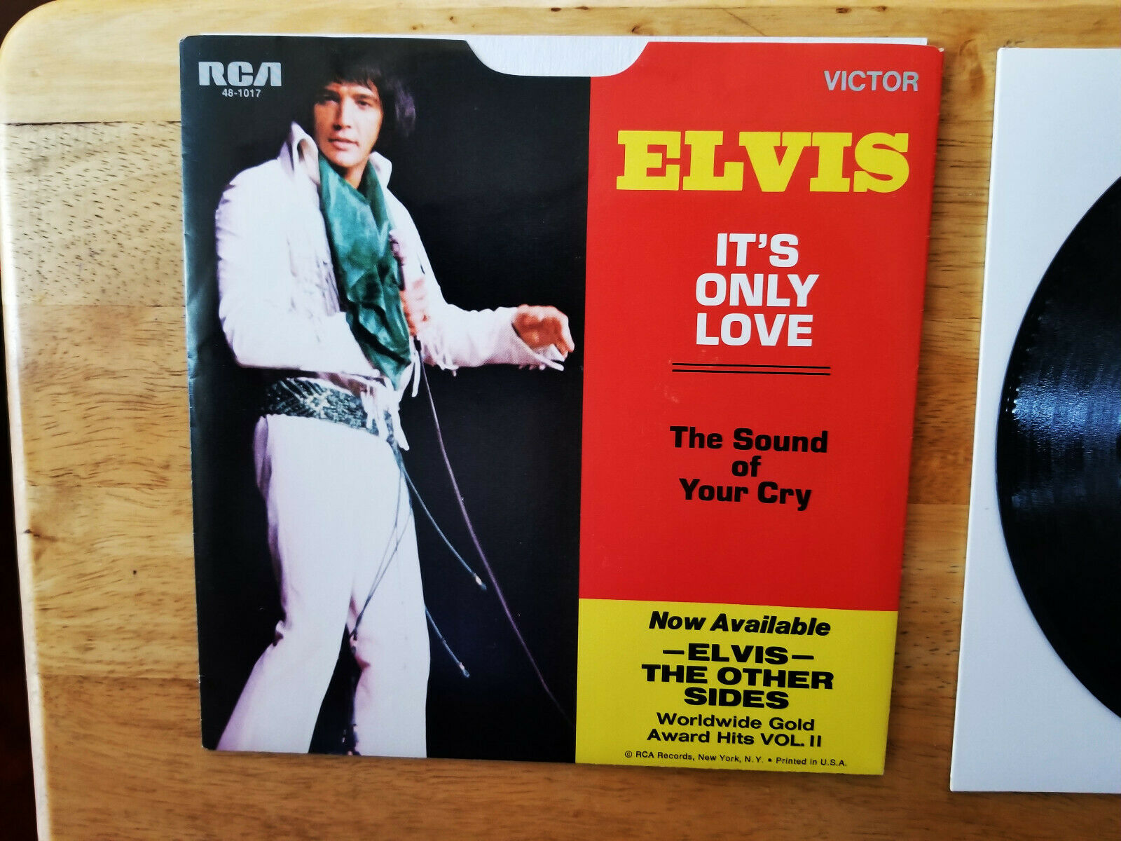 popsike.com - WOW MINT PROMO Elvis Presley "IT'S ONLY LOVE/THE SOUND OF  YOUR CRY" 48-1017 - auction details