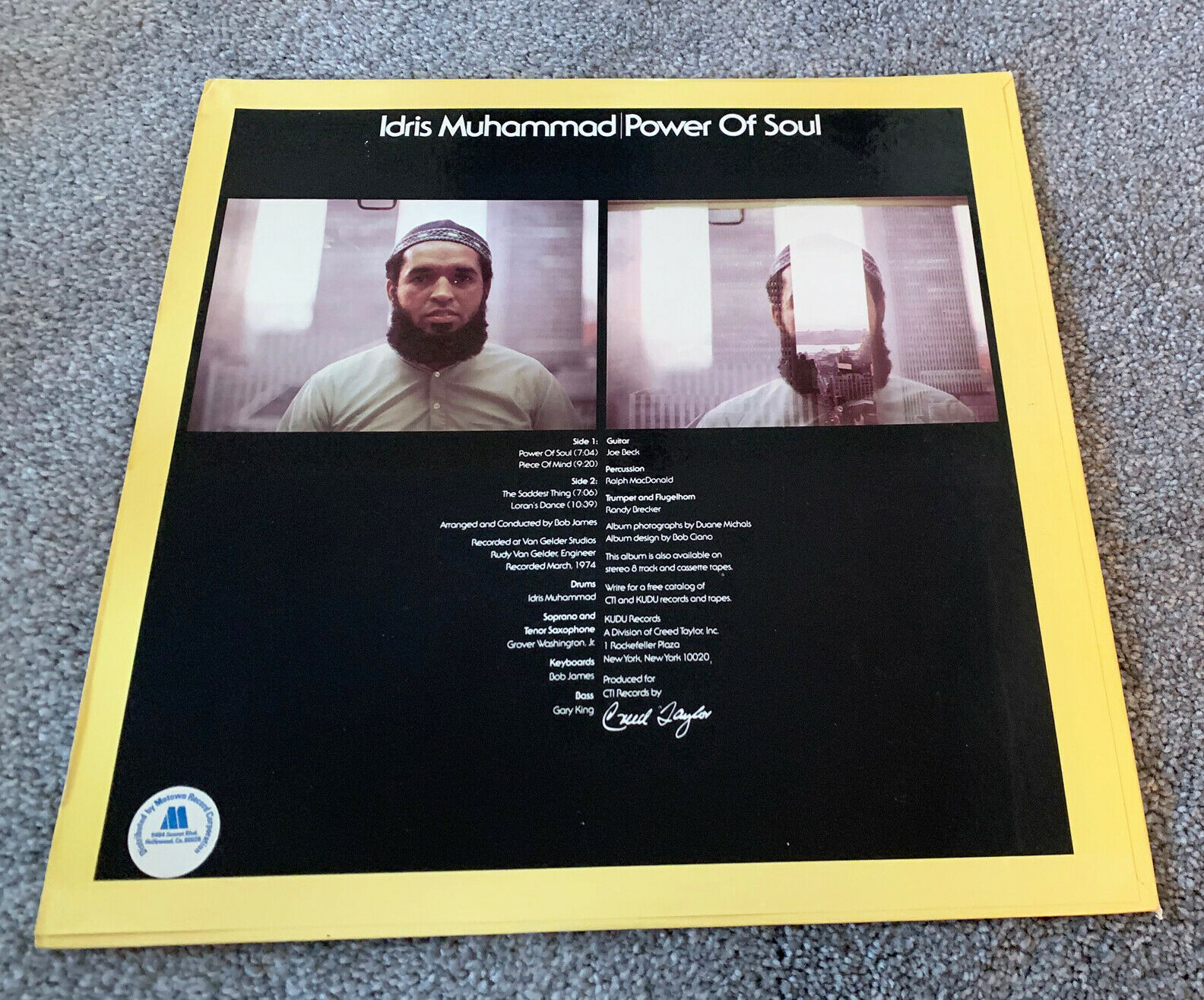 popsike.com - Idris Muhammad Power Of Soul LP VINYL KUDU RECORD