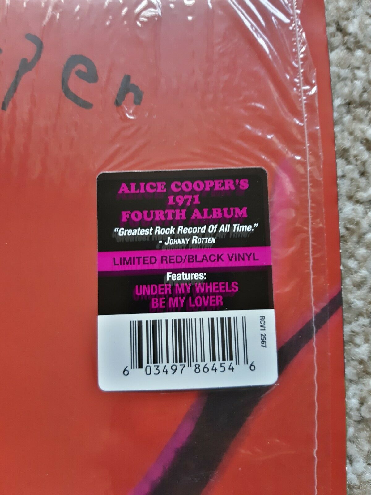 popsike.com - ALICE COOPER KILLER MISPRESS COLORED VINYL EASY