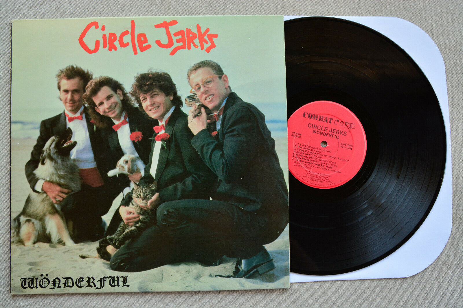 popsike.com - CIRCLE JERKS Wonderful Combat Core Records CC-8048