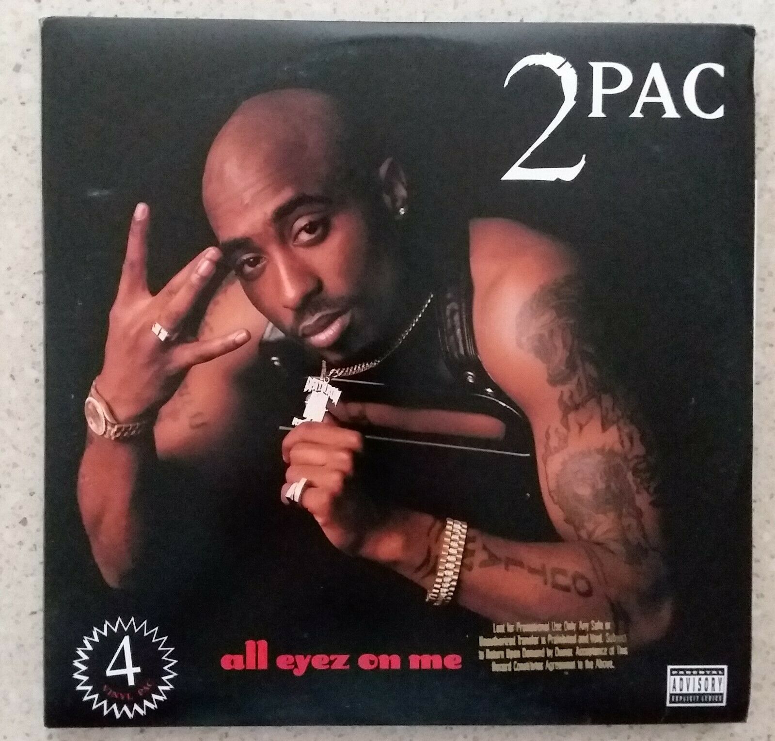 ◎4LP / 2Pac / All Eyez On Me US ORIGINAL-