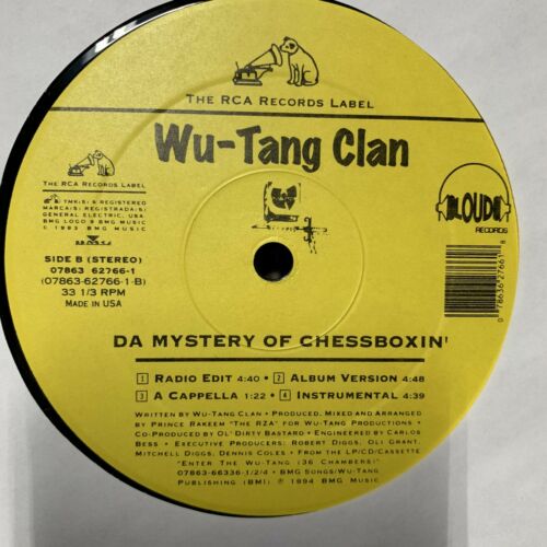 WU Tang Clan Da Mystery Of Chessboxin & Method Man First Press Vinyl