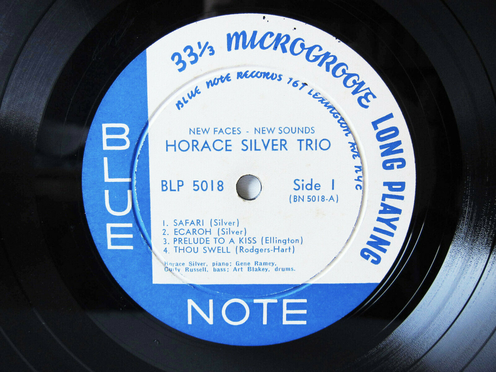 popsike.com - HORACE SILVER TRIO - New Faces New Sounds - BLUE