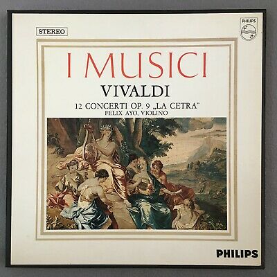 Popsike.com - B936 Vivaldi 12 Concertos Ayo/Violin I Musici 3LP Philips ...