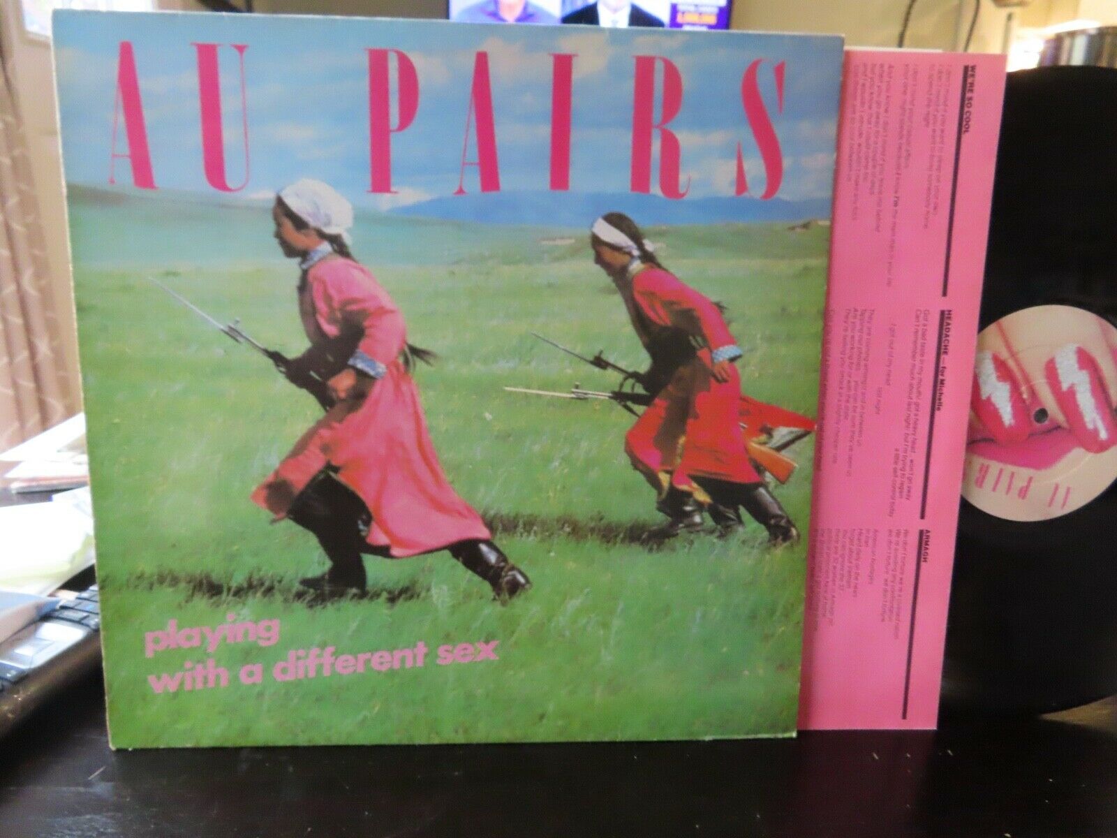 popsike.com - AU PAIRS PLAYING WITH A DIFFERENT SEX LP RARE INSERT/ORIGINAL  OWNER NEAR MINT- - auction details