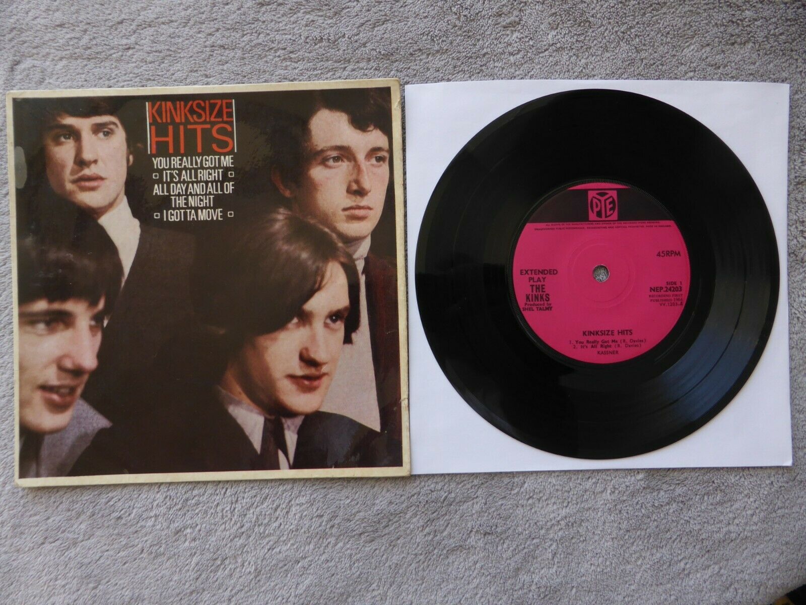 popsike.com - The Kinks ?– Kinksize Hits Pye Records ?– NEP 24203