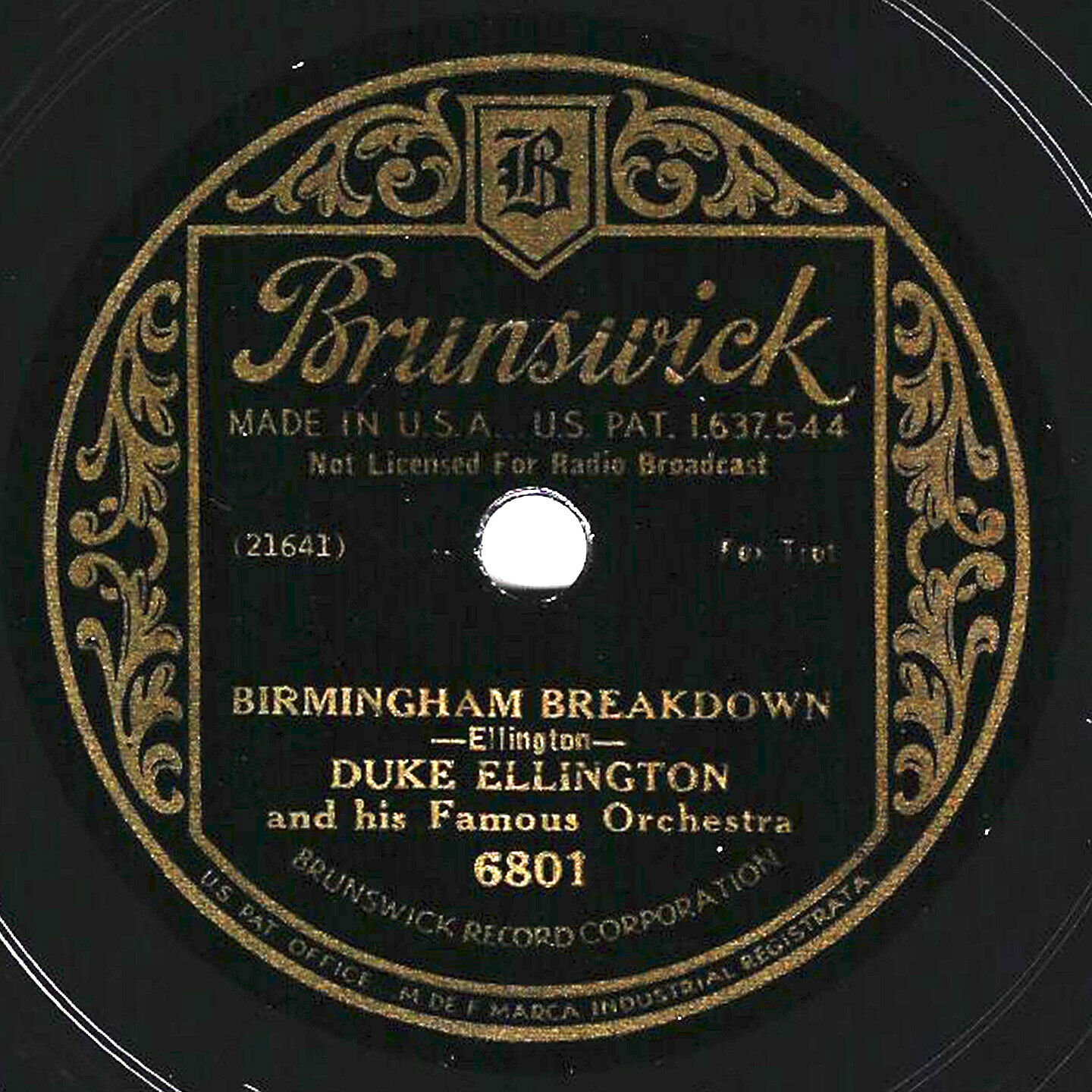 popsike.com - Brunswick #6801: Duke Ellington Or-East St. Louis 