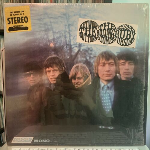  ROLLING STONES Between The Buttons In Shrink With Hype  Sticker RARE - auction details