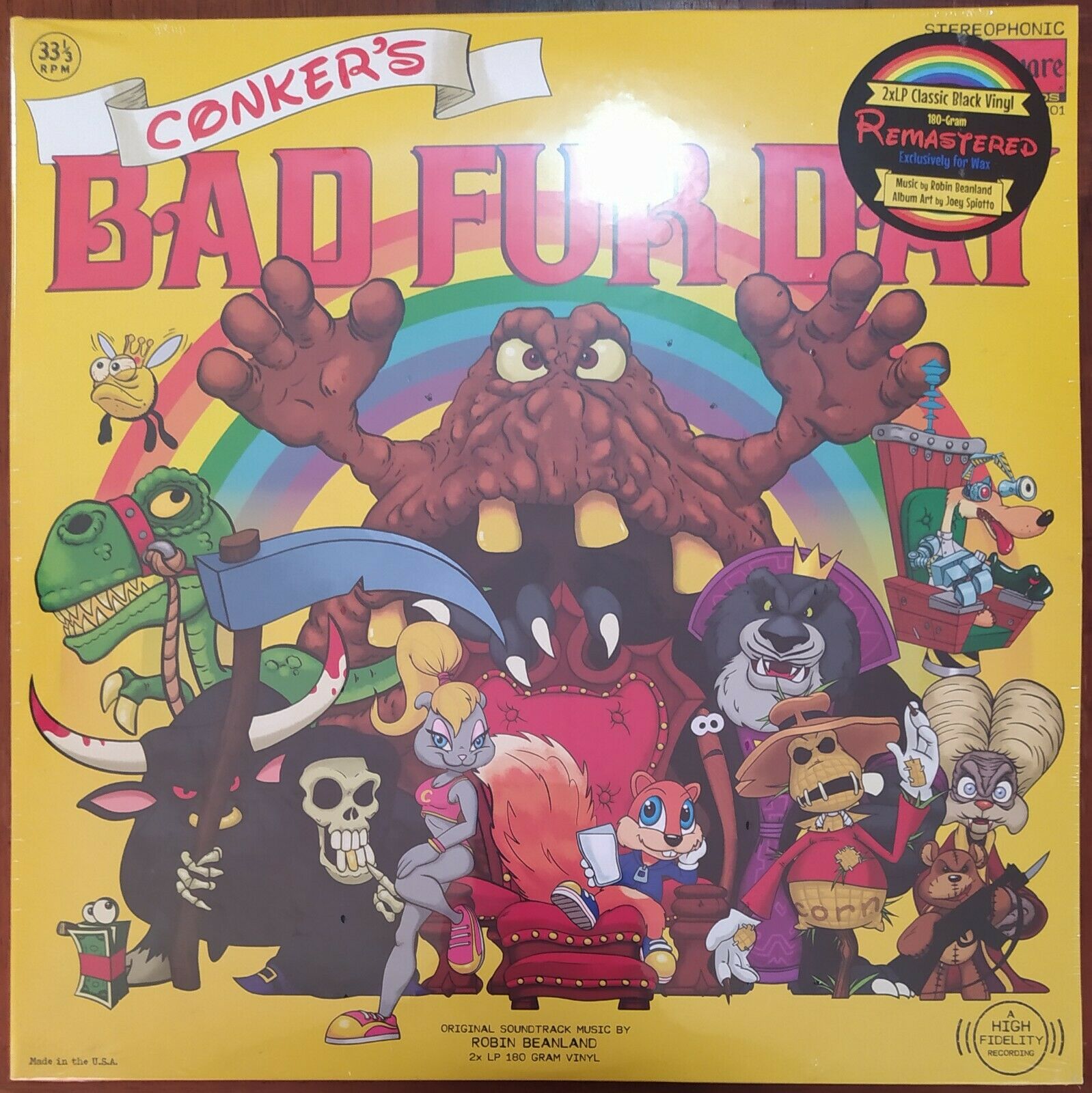 popsike.com - Robin Beanland Conker's Bad Fur Day Double LP