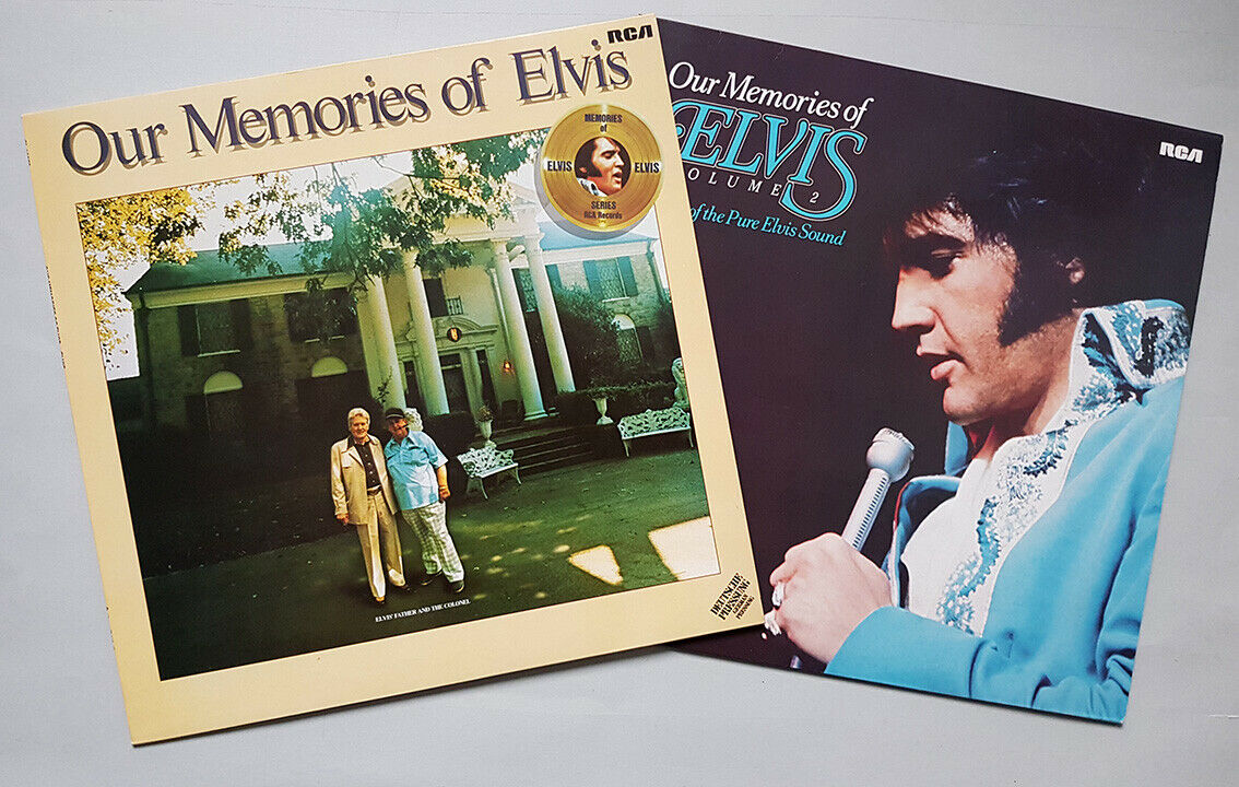 popsike.com - Our Memories Of Elvis Vol. 1 & 2, Deutsche Pressungen ...