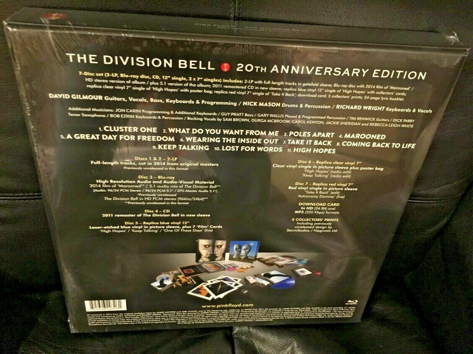 Pink Floyd ‎– The Division Bell 20th Anniversary Box (Limited