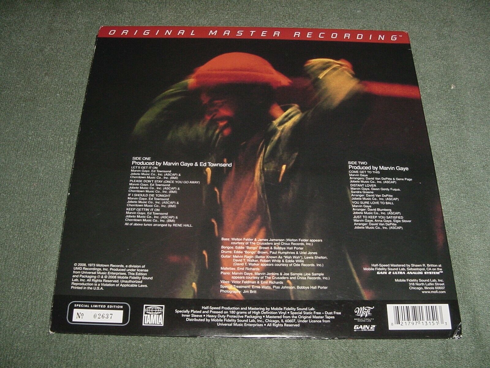 popsike.com - MARVIN GAYE LETS GET IT ON LP MOFI NO 2637 - auction