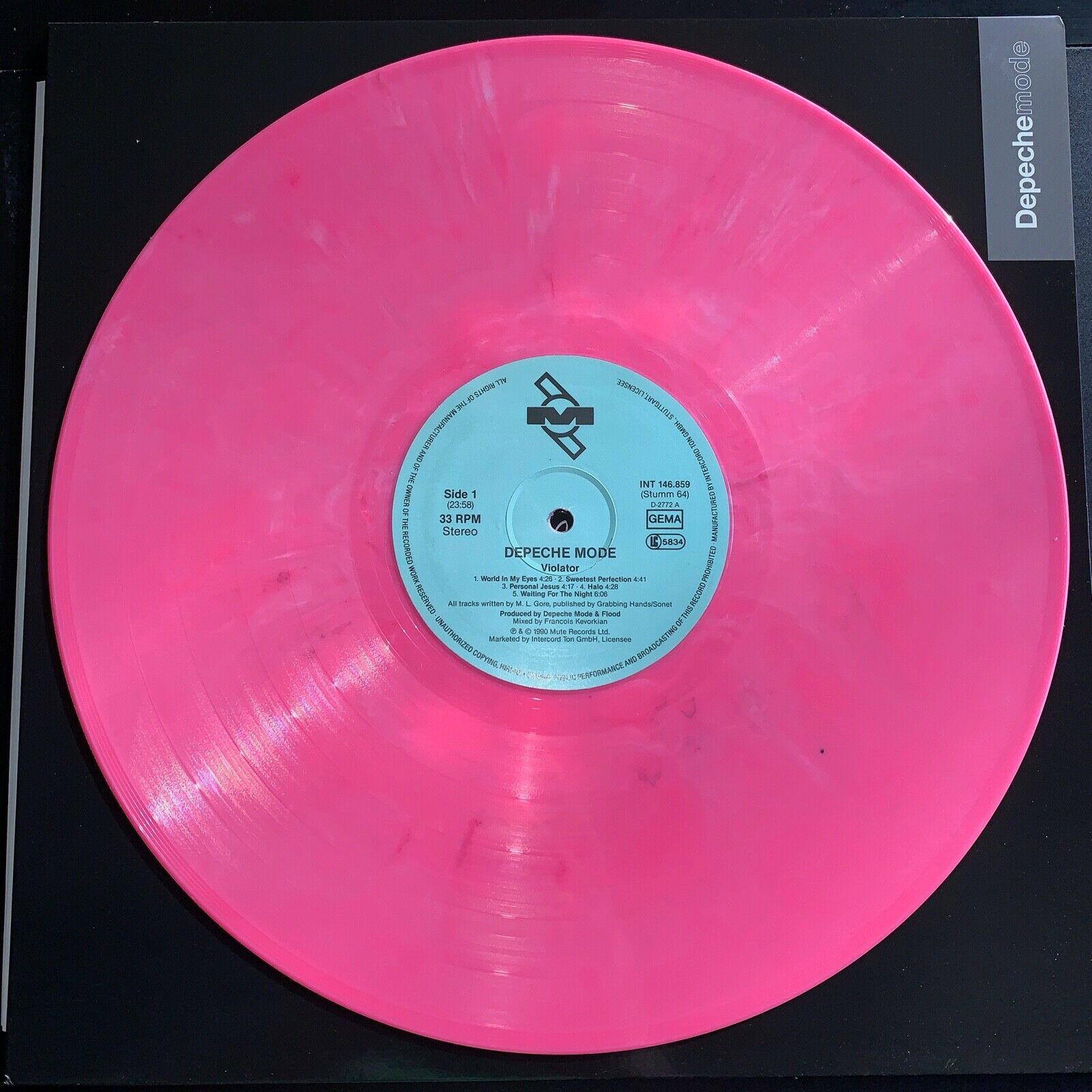 DEPECHE MODE- ULTRA- PINK COLOUR VINYL BRAZILIAN ISSUE. – Colour Vinyl  Records
