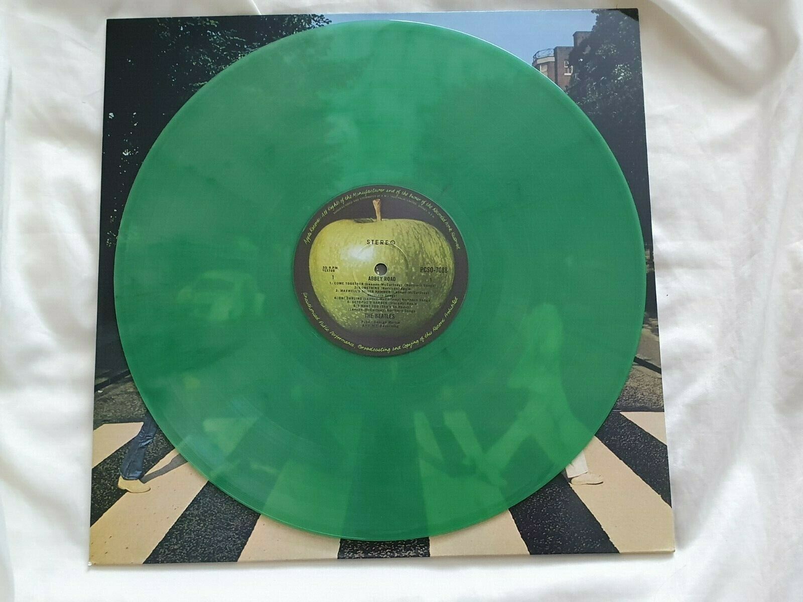 popsike.com - The Beatles - Abbey Road Green Vinyl - Australia Apple  PCSO-7088 - New/Unplayed - auction details