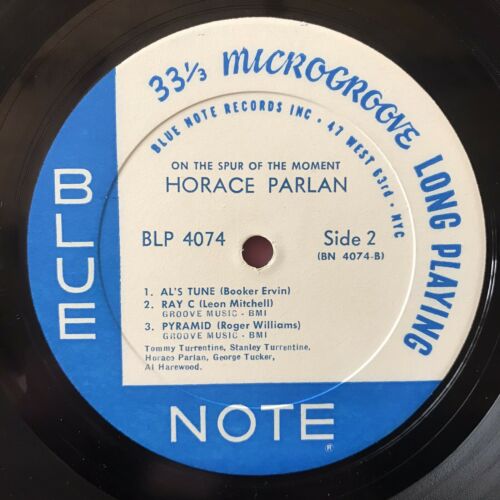 popsike.com - Horace Parlan Quintet ?– On The Spur Of The Moment