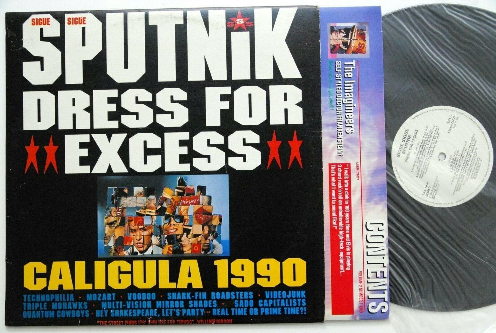 popsike.com - SIGUE SIGUE SPUTNIK DRESS FOR EXCESS 1981 RARE