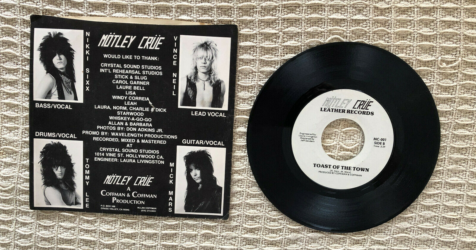 popsike.com - Motley Crue Stick To Your Guns 45 single US 1981 