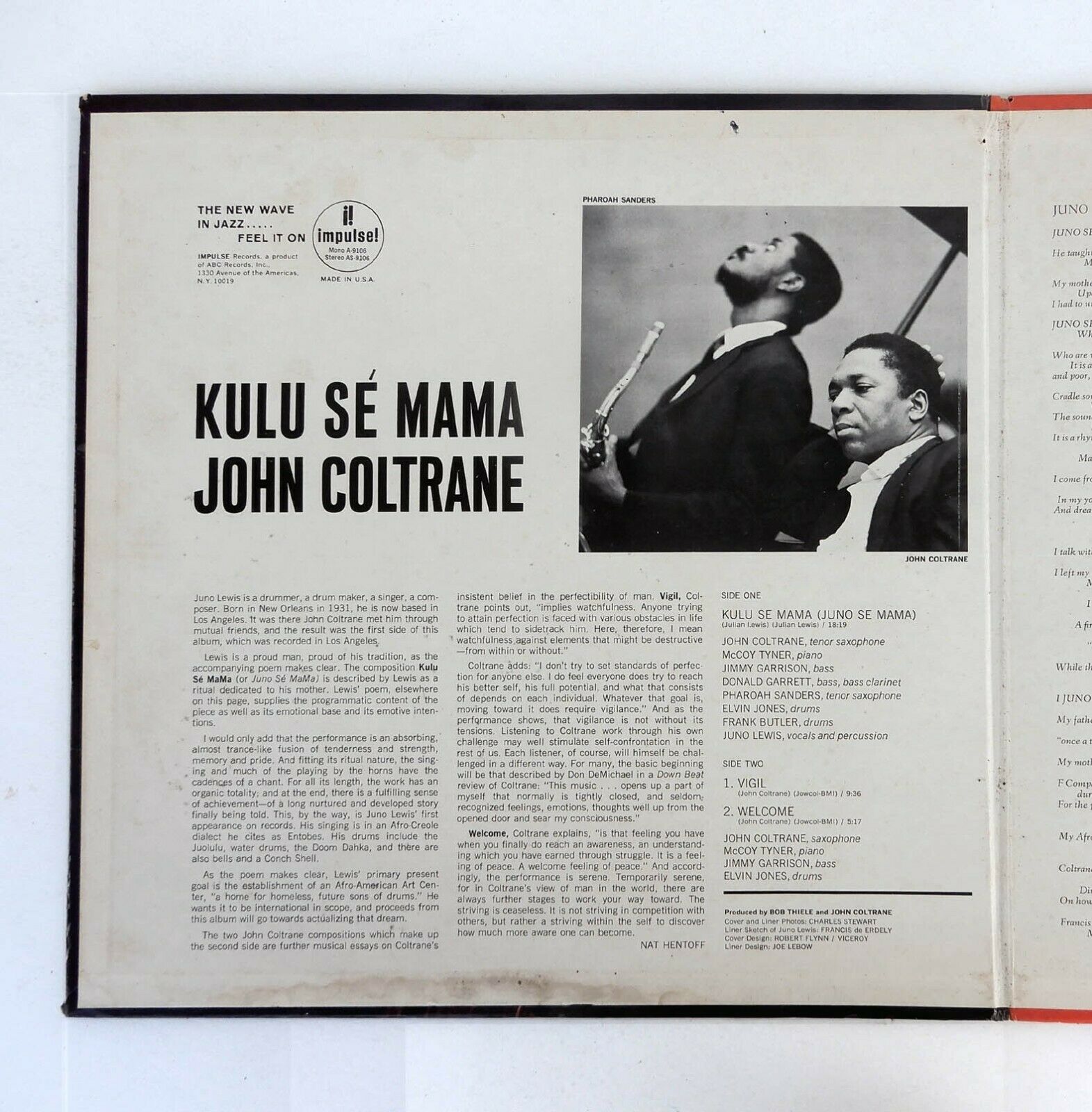 popsike.com - JOHN COLTRANE LP Kulu Se Mama IMPULSE Rc MONO A9106