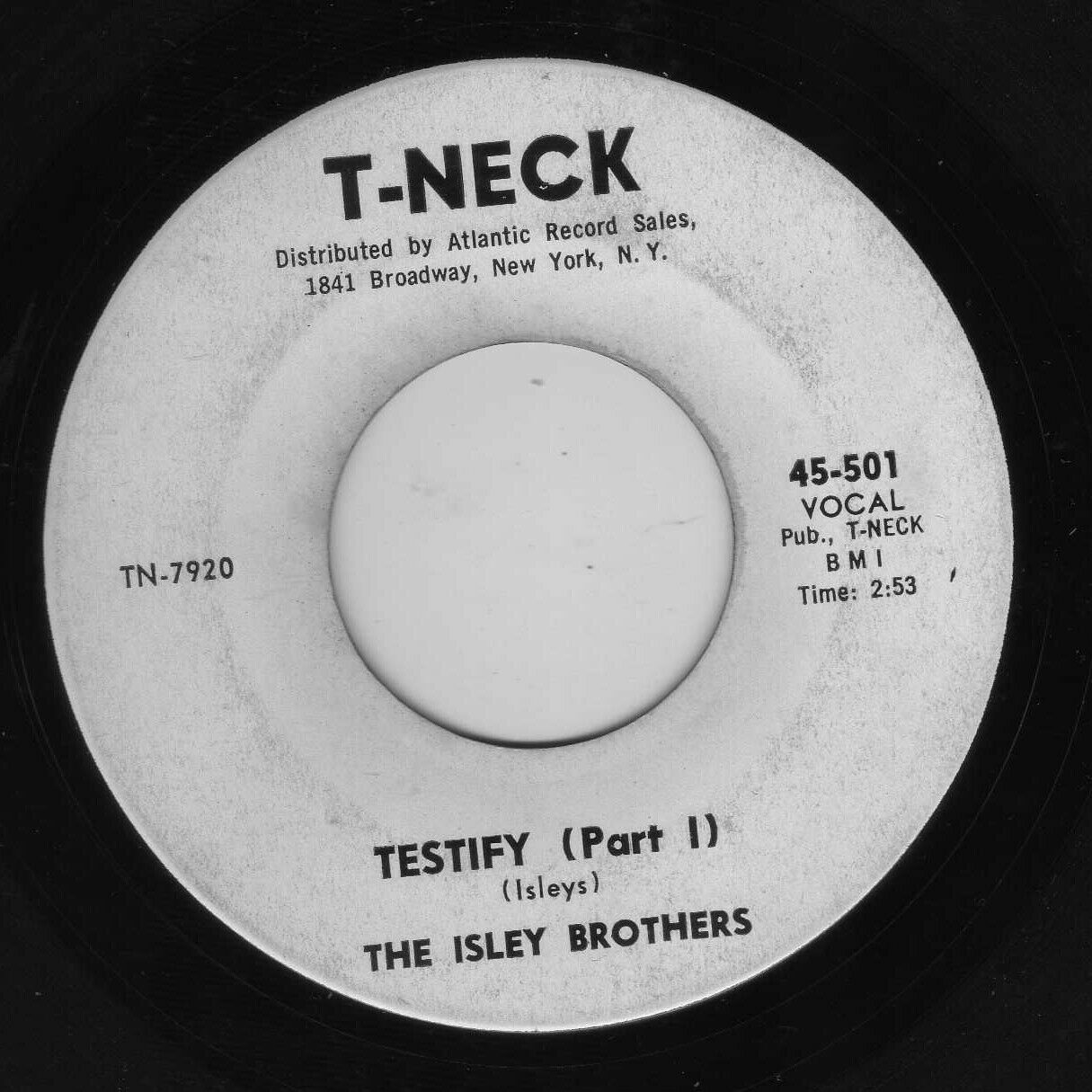 popsike.com - ISLEY BROTHERS Testify T-NECK 1964 Jimi Hendrix DJ PROMO -  FREE S&H VG+ - auction details