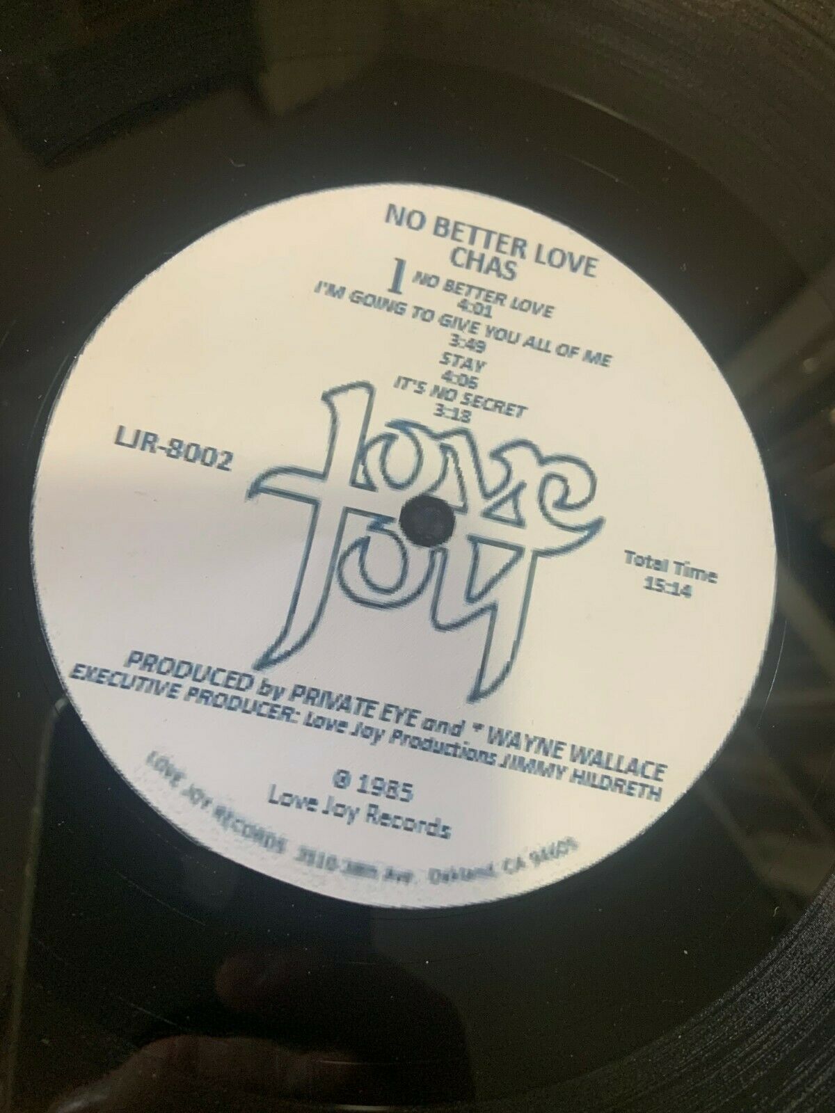 popsike.com - CHAS no better love 1985 LP