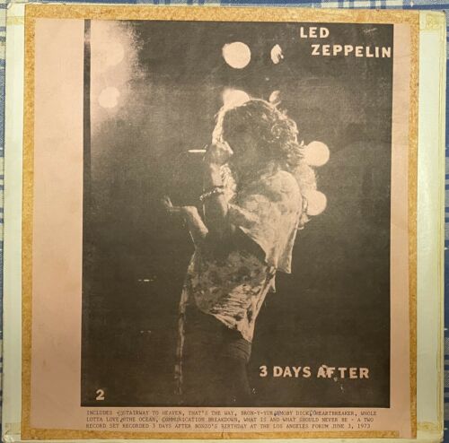 popsike.com - Led Zeppelin L.A. Forum JUNE 3, 1973 “3 Days After