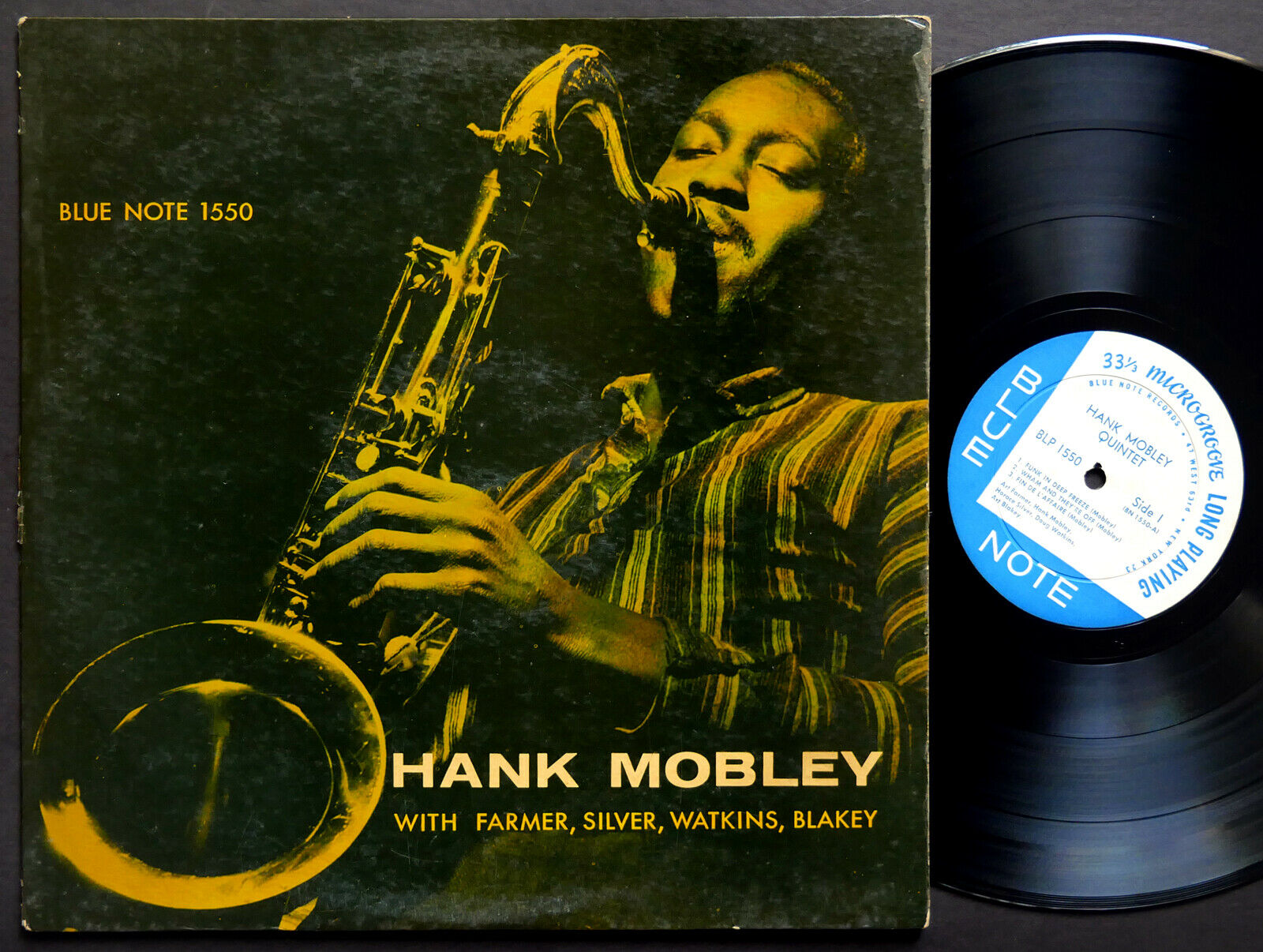 HANK MOBLEY Quartet 10 LP BLUE NOTE BLP 5066 US 1955 LEX EAR DG