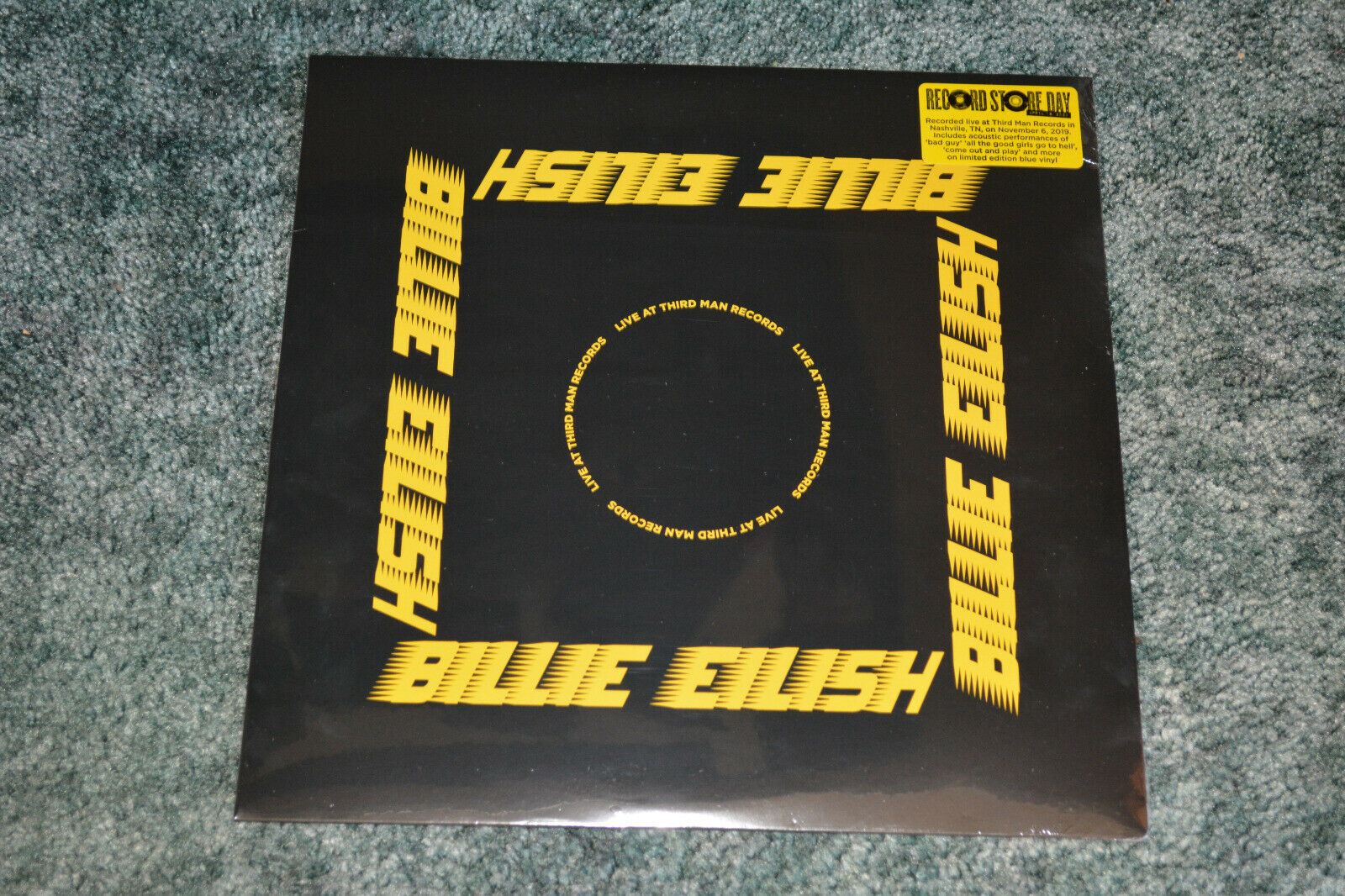 Billie Eilish - LP Live At Third Man Records Azul - Record Store